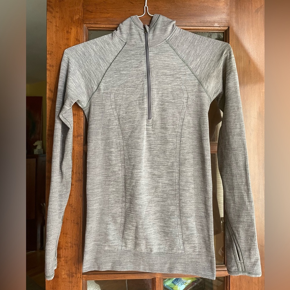 Lululemon Heather Gray Quarter Zip